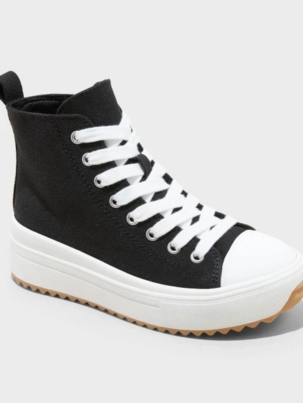 art class Black and White High-Top Canvas Sneakers